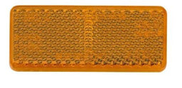 AMBER REFLECTOR ADHES 70MM X 28MM - 84036.1