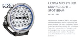 ULTIMA MK3 215 DRIVING LIGHT SPOT BEAM - 71745