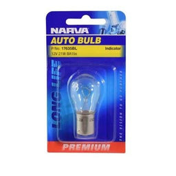 12V 21W BA15S P21W PREMIUM INCANDESCENT GLOBES (1) - 17635BL