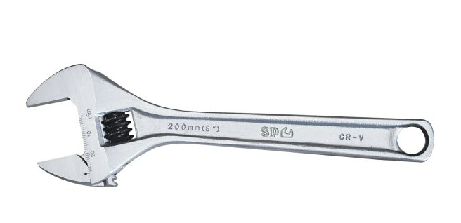 WRENCH ADJUSTABLE PREMIUM CHROME 150MM - SP18057