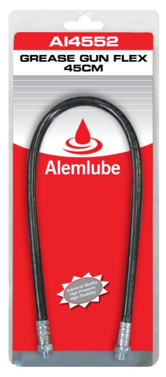 ALEMLUBE POLYAMIDE GREASE GUN FLEX, 450MM LONG - A14552