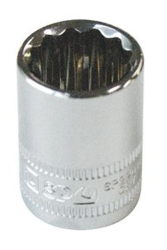SOCKET - 3/8"DR STANDARD 12PT METRIC 15MM - SP22015