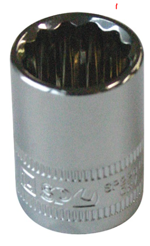 SOCKET - 3/8"DR STANDARD 12PT METRIC 16MM - SP22016