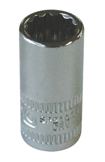 SOCKET - 1/4"DR STANDARD 12PT METRIC 9MM - SP21009