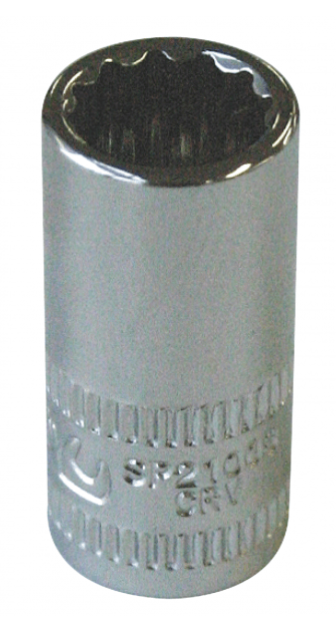 SOCKET - 1/4"DR STANDARD 12PT METRIC 10MM - SP21010