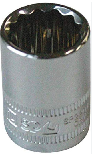 SOCKET - 3/8"DR STANDARD 12PT METRIC 9MM - SP22009