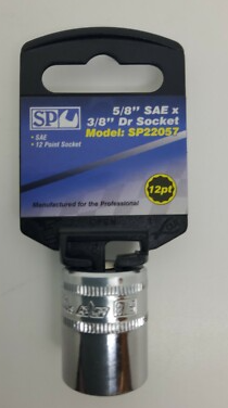 SOCKET - 3/8"DR STANDARD 12PT SAE 5/8" - SP22057