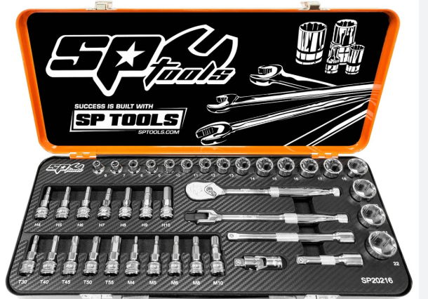 SOCKET SET - 3/8DR 6PT 39PC METRIC - SP20216