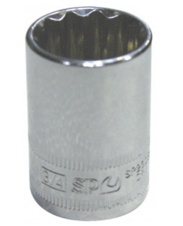 SOCKET - 1/2"DR STANDARD 12PT SAE 15/16" - SP23062