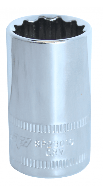 SOCKET - 1/2"DR STANDARD 12PT METRIC 18MM - SP23018