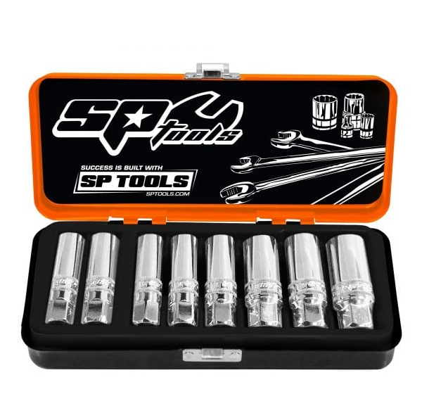 SOCKET SET - 3/8DR SPARK PLUG SOCKET MAGNETIC 8PC - SP20290