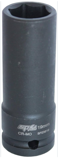 SOCKET IMPACT 1/2" DR 6PT METRIC 23MM - SP23723