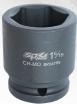SOCKET IMPACT 3/4"DR 6PT SAE 1" SP TOOLS - SP24763