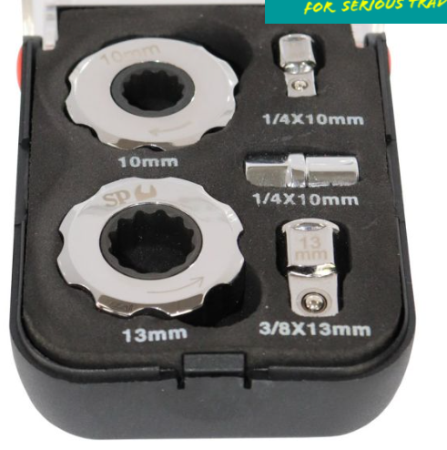 BIT SET - METRIC/SAE FINGER TIP RATCHET/SOCKET - 5 - SP39605