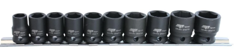 SOCKET RAIL IMPACT 3/8DR 6PT METRIC 10PC - SP20250