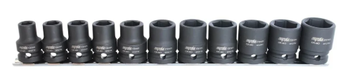 SOCKET RAIL IMPACT 1/2DR 6PT 11PC METRIC - SP20350