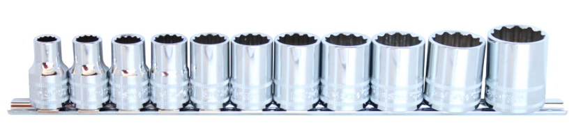 SOCKET RAIL 1/2DR 12PT 11PC SAE - SP20331