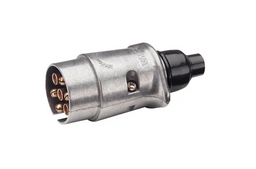 7 PIN TRAILER PLUG - METAL MALE (25) - 82161/25