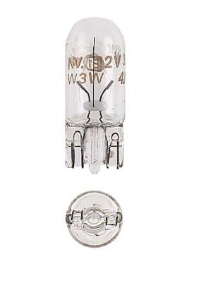 12V 5W W2.1 X 9.5D W5W WEDGE GLOBES (BOX OF 10) - 47501