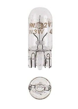 12V 3W W2.1 X 9.5D W3W WEDGE GLOBES (BOX OF 10) - 47504