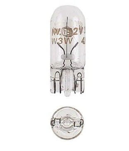 12V 3W W2.1 X 9.5D W3W WEDGE GLOBES (PACK OF 2) - 47504BL
