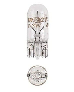 24V 3W W2.1 X 9.5D W3W WEDGE GLOBES (BOX OF 10) - 47505