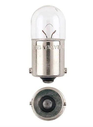 12V 10W R10W BA15S INCANDESCENT GLOBES (2) - 47613BL