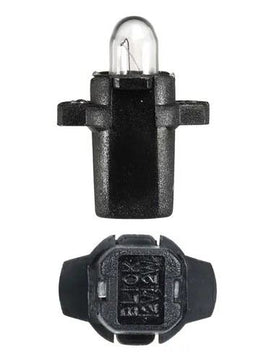 12V 1.2W B8.3D (BAX 10S) BLK BASE DASH PANEL GLOBE - 47724