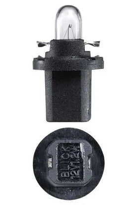 12V 1.2W B8.5D (BAX 10D) BLK BASE DASH PANEL GLOBE - 47762