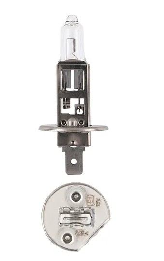 12V H1 55W PLUS 60 HALOGEN HEADLIGHT GLOBES (1) - 48334BL