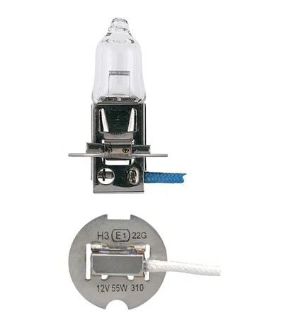 12V 100W PK22S HALOGEN HEADLIGHT GLOBES (1) - 48351BL