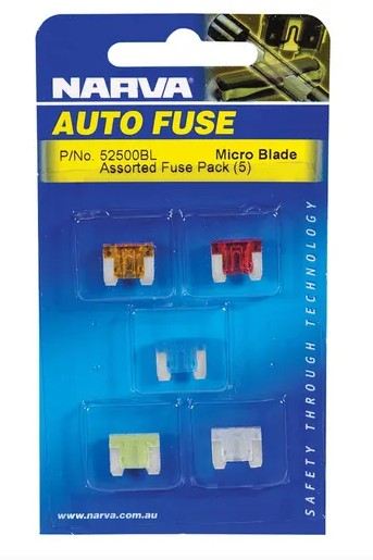 MICRO BLADE FUSE ASSORTMENT(5) - 52500BL
