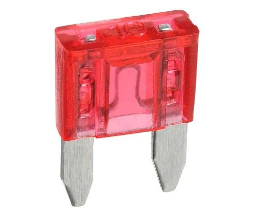 10 AMP RED MINI BLADE FUSE (BOX OF 50) - 52710