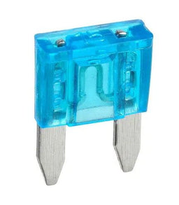 15 AMP BLUE MINI BLADE FUSE (BLISTER PACK OF 5) - 52715BL