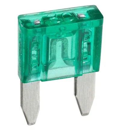 30 AMP GREEN MINI BLADE FUSE (BLISTER PACK OF 5) - 52730BL