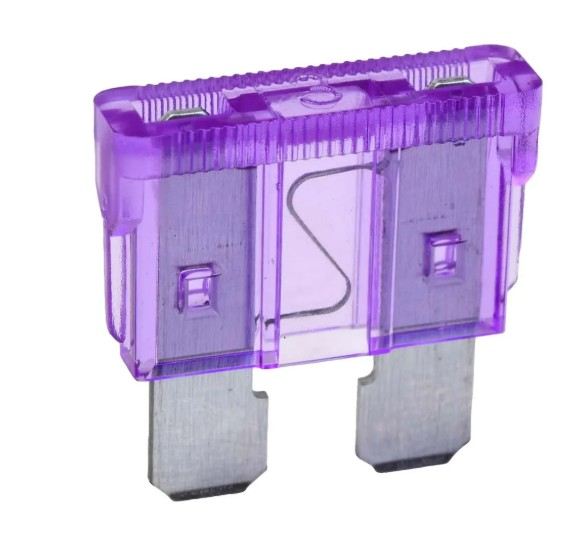3 AMP PURPLE STANDARD ATS BLADE FUSE (BOX OF 50) - 52803