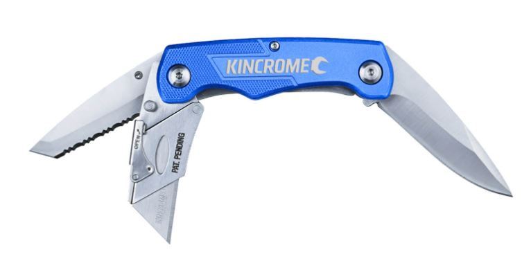 FOLDING UTILITY KNIFE TRI BLADE - K6101