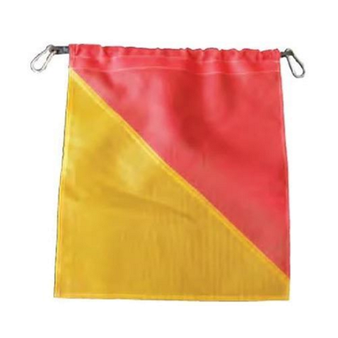 OVERSIZE FLAG ON BUNGEE ROPE WITH CLIPS - HEAVY - AOSFS