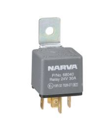 24V 30A NORMALLY OPEN 5 PIN RELAY W DIODE (1) - 68040BL