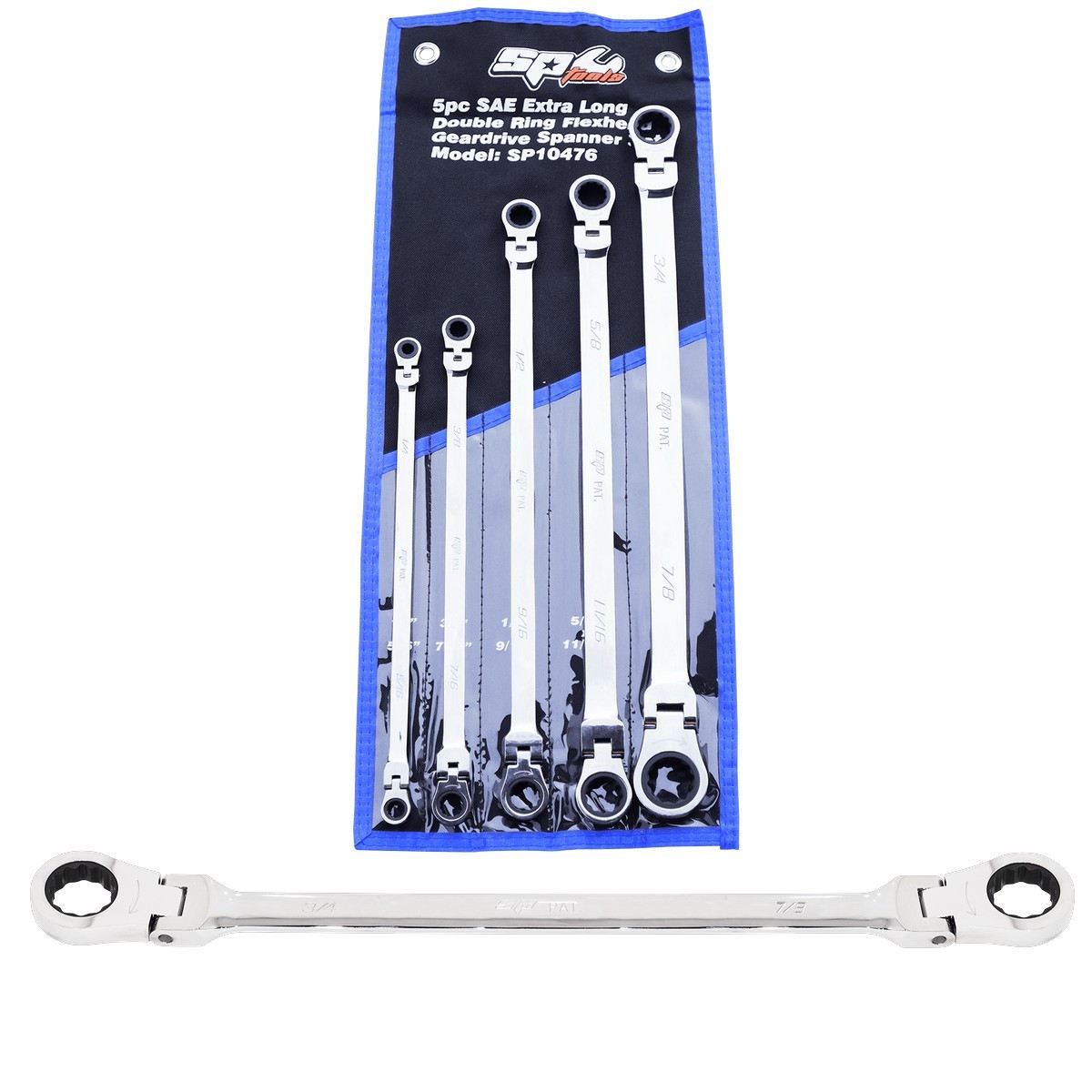 SPANNER SET - EX LONG FLEX DOUBLE RING 72T GEARDRI - SP10476