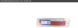 9MM RED DUAL WALL ADHESIVE HEATSHRINK TUBING - 56688
