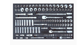 EVA TOOLKIT - 124PC METRIC/SAE- SOCKET AND ACCESSO - SP50008AU