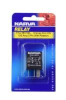 24V 10A/5A CHANGE-OVER 5 PIN RELAY W RESISTOR (1) - 68074BL