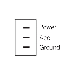 OFF/ON TOGGLE SWITCH WITH RED LED - 12V - 60258BL