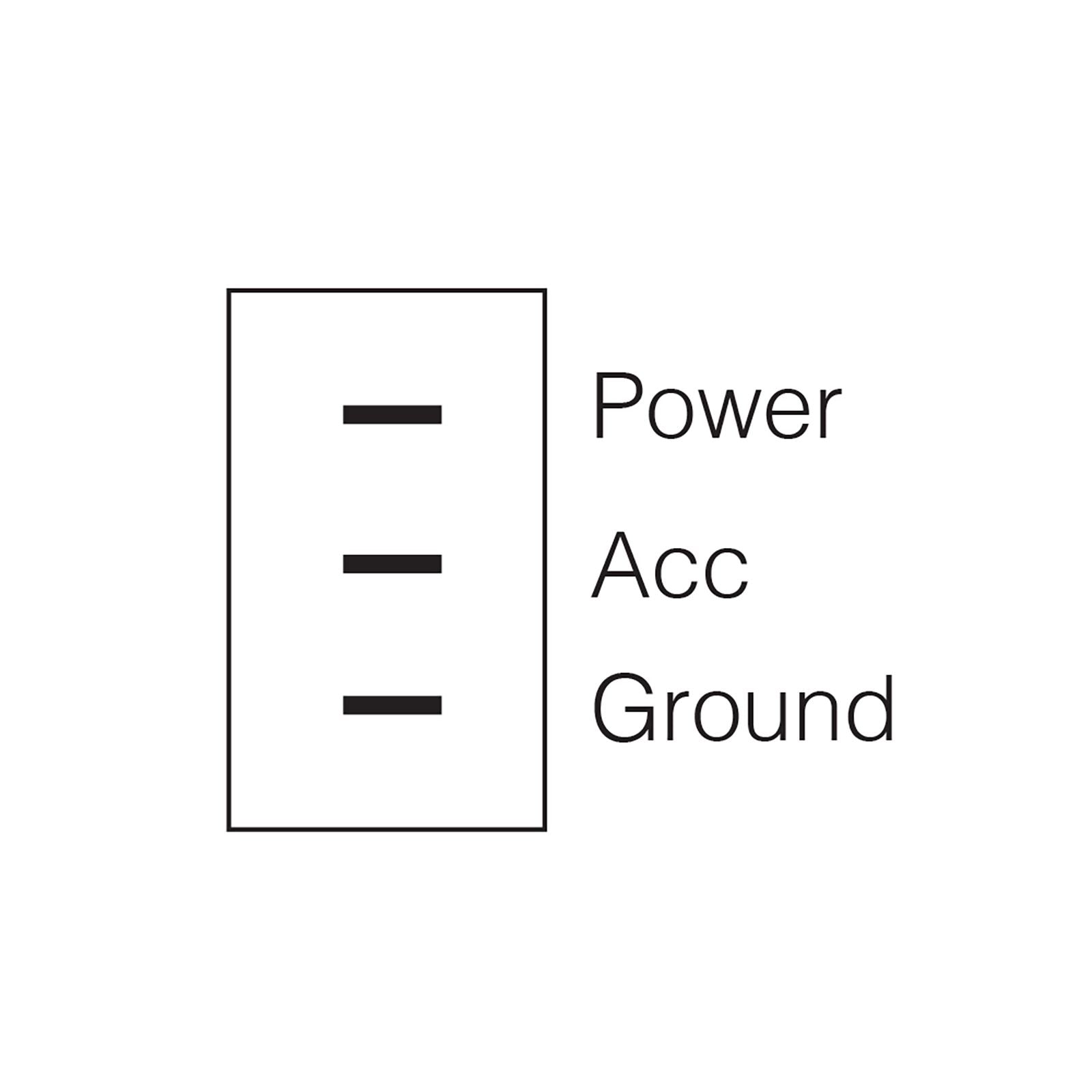 OFF/ON TOGGLE SWITCH WITH RED LED - 12V - 60258BL
