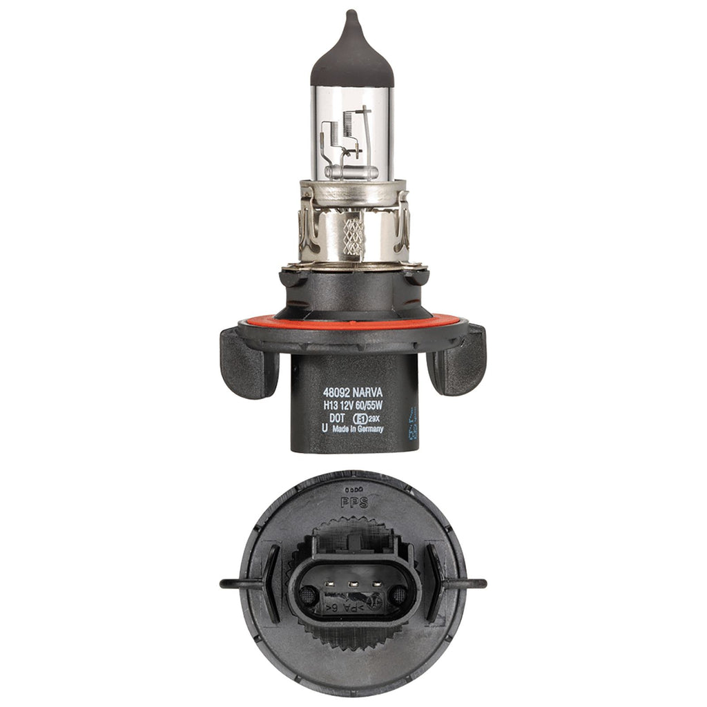 12V H13 60/55W HALOGEN HEADLIGHT GLOBE (BOX OF 1) - 48092