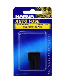80 AMP BLACK FEMALE PLUG IN FUSIBLE LINK (1) - 53080BL