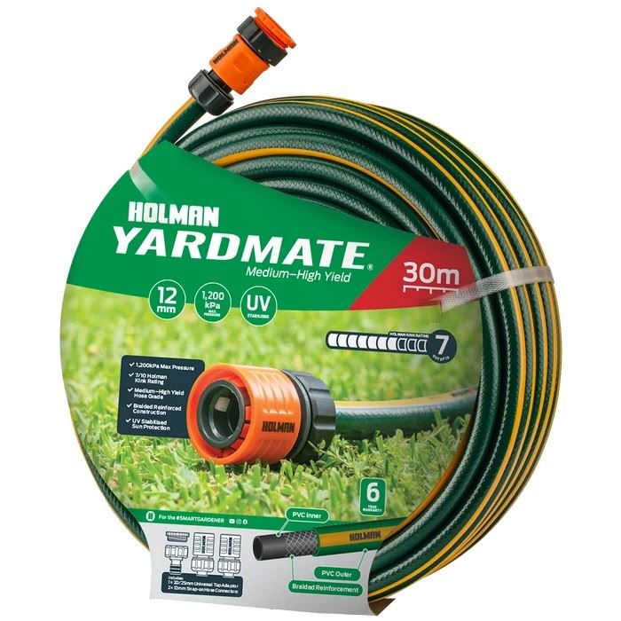 HOLMAN 12MM X 30M YARDMATE GARDEN HOSE - 0047702