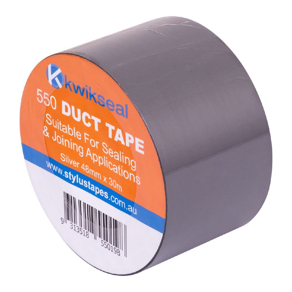 KWIKSEAL 550 DUCT TAPE SILVER 48MM X 30M (130UM) - 4415