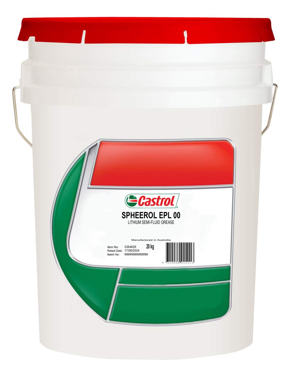 CASTROL SPHEEROL GREASE EPL 00 20KG - CAS3364626